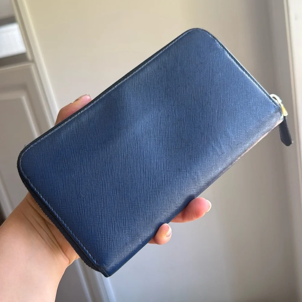 Prada Saffiano Leather Zippy Wallet - Picture 2 of 10